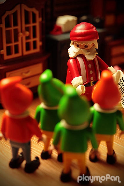 Elfos reciben instrucciones